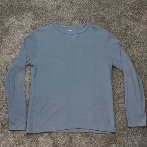Sonoma Steel Blue Waffle Knit Top